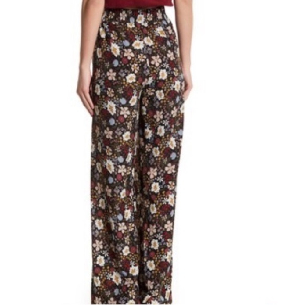 BCBGeneration Floral Wide Leg Pants